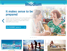 Tablet Screenshot of imodium.com